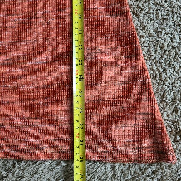VRG GRL Halter Knit Orange Mini Dress Size S - Picture 3 of 8